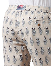 COSTUME MAREUOMO MC2 SAINT BARTH BEIGE IN TESSUTO LEGGERO CON STAMPA PANDA WATCH