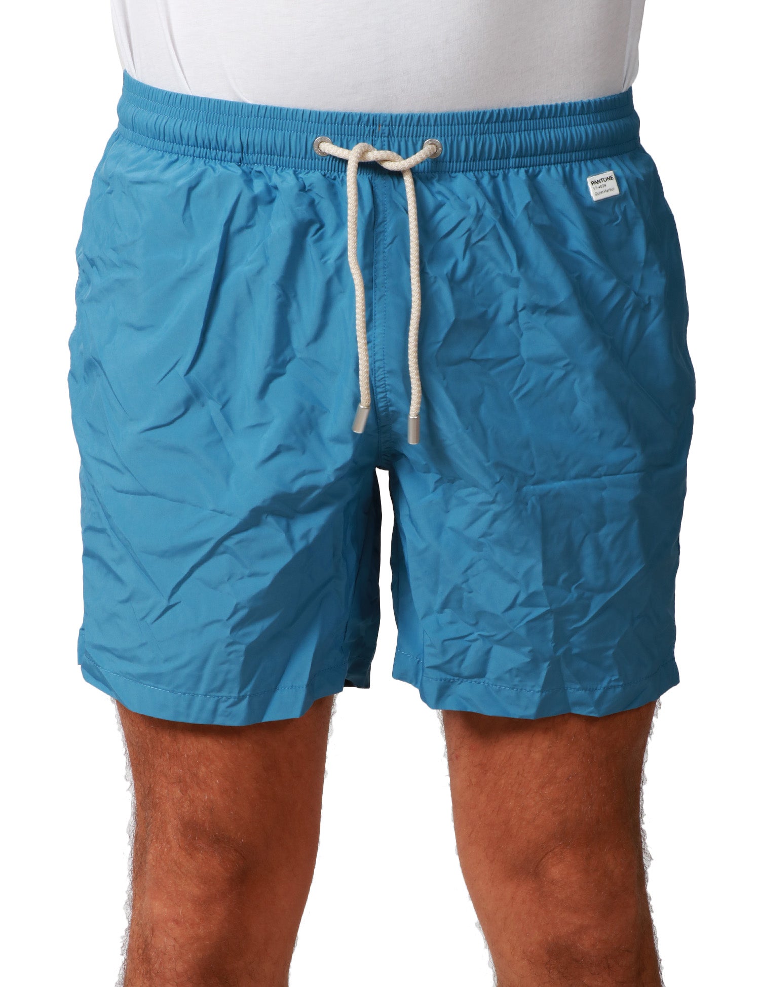 COSTUME MARE UOMO MC 2 SAINT BARTH PANTONE DUSTY IN TESSUTO LEGGERO CON CORDINO BIANCO