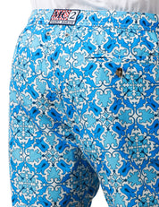 COSTUME MARE UOMO MC2 SAINT BARTH BLUETTE IN TESSUTO LEGGERO CON STAMPA MAJ FIRE