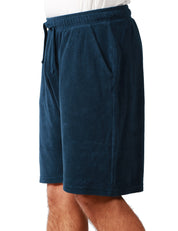 BERMUDA UOMO MC 2 SAINT BARTH RANDLE SPONGE BLU IN SPUGNA CON ELASTICO E COULISSE