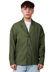 GIACCA UOMO OFFICINA 36 MILITARE CON BOTTONI IN TONO