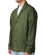 GIACCA UOMO OFFICINA 36 MILITARE CON BOTTONI IN TONO
