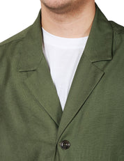 GIACCA UOMO OFFICINA 36 MILITARE CON BOTTONI IN TONO