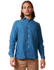 Camicia uomo portofiori azzurra 100% lino