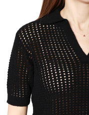 POLO DONNA ROBERTO COLLINA NERA