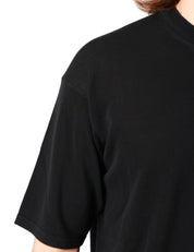 T-SHIRT UOMO ROBERTO COLLINA NERA GIROCOLLO COMFY FIT