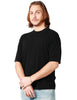 T-shirt uomo roberto collina nera girocollo comfy fit