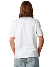 T-SHIRT UOMO ROBERTO COLLINA BIANCA GIROCOLLO IN JERSEY DI COTONE