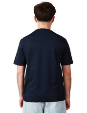 T-SHIRT UOMO ROBERTO COLLINA BLU NAVY GIROCOLLO