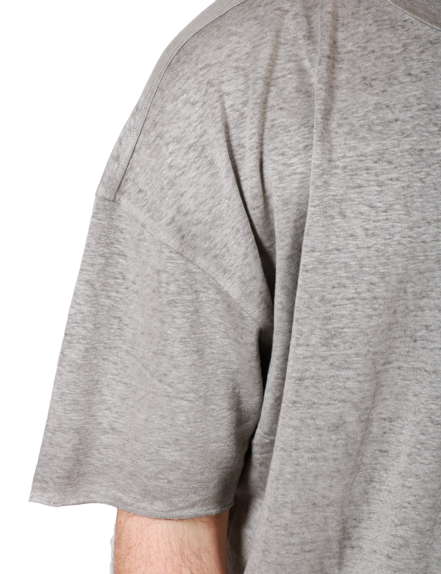 T-SHIRT UOMO ROBERTO COLLINA NERA GIROCOLLO COMFY FIT CON EFFETTO SOLARIZZATO