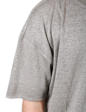 T-SHIRT UOMO ROBERTO COLLINA NERA GIROCOLLO COMFY FIT CON EFFETTO SOLARIZZATO