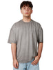 T-shirt uomo roberto collina nera girocollo comfy fit con effetto solarizzato