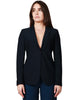 Giacca donna seventy blu monopetto in tessuto tecnico bistretch a nido d'ape
