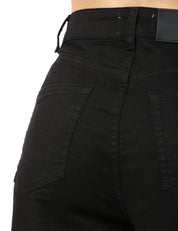 JEANS DONNA VICOLO KATE NERO A GAMBA DRITTA