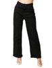 Jeans donna vicolo kate nero a gamba dritta
