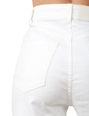 JEANS DONNA VICOLO KATE BIANCO 5 TASCHE A GAMBA DRITTA