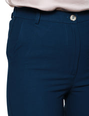 PANTALONE DONNA VICOLO BLU A VITA ALTA LUNGHEZZA ALLA CAVIGLIA