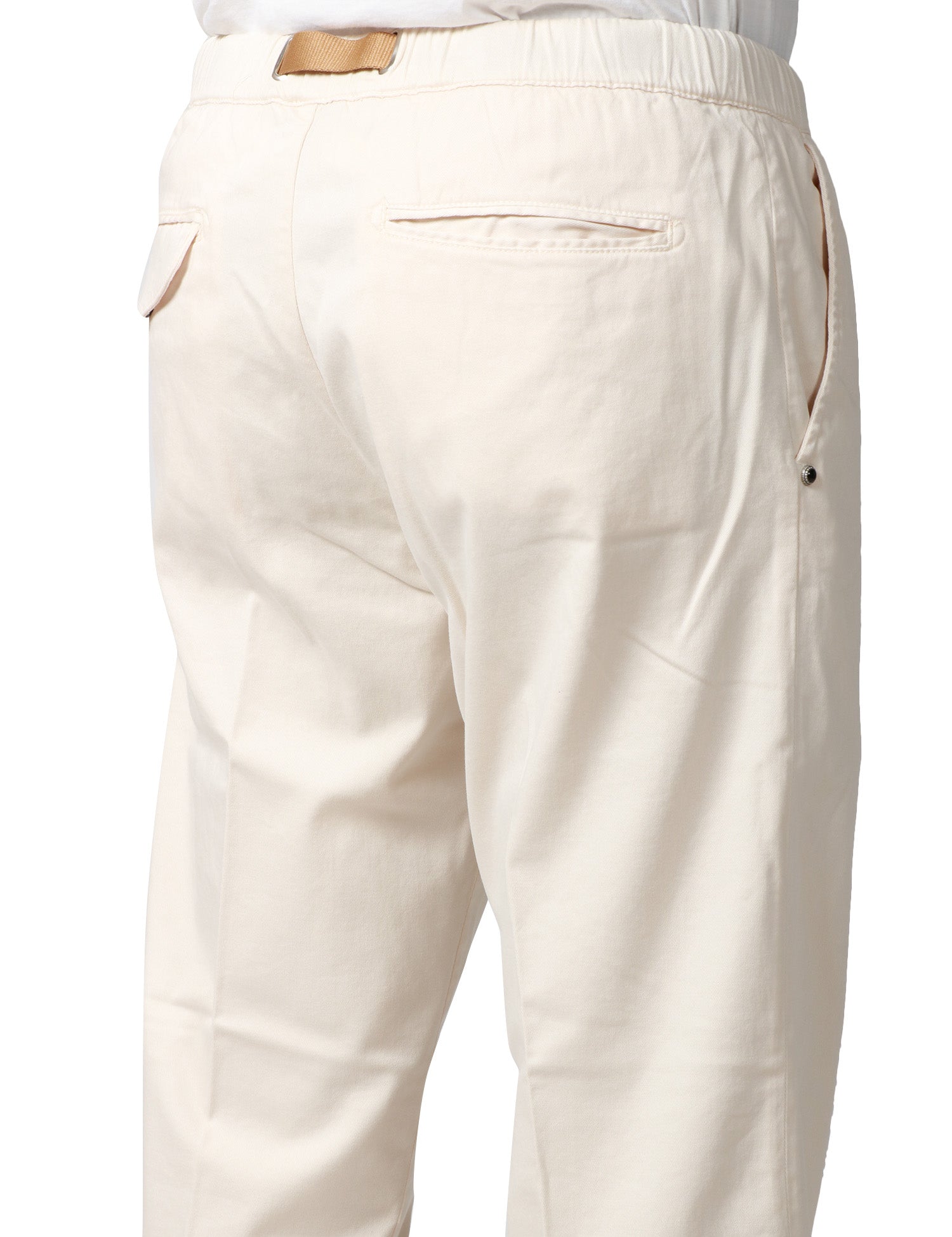 PANTALONE UOMO WHITESAND BEIGE 5 TASCHE CON CINTURA E VITA REGOLABILE