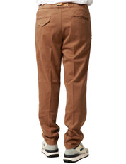 PANTALONE UOMO WHITESAND NOCCIOLA 5 TASCHE CON CINTURA E VITA REGOLABILE