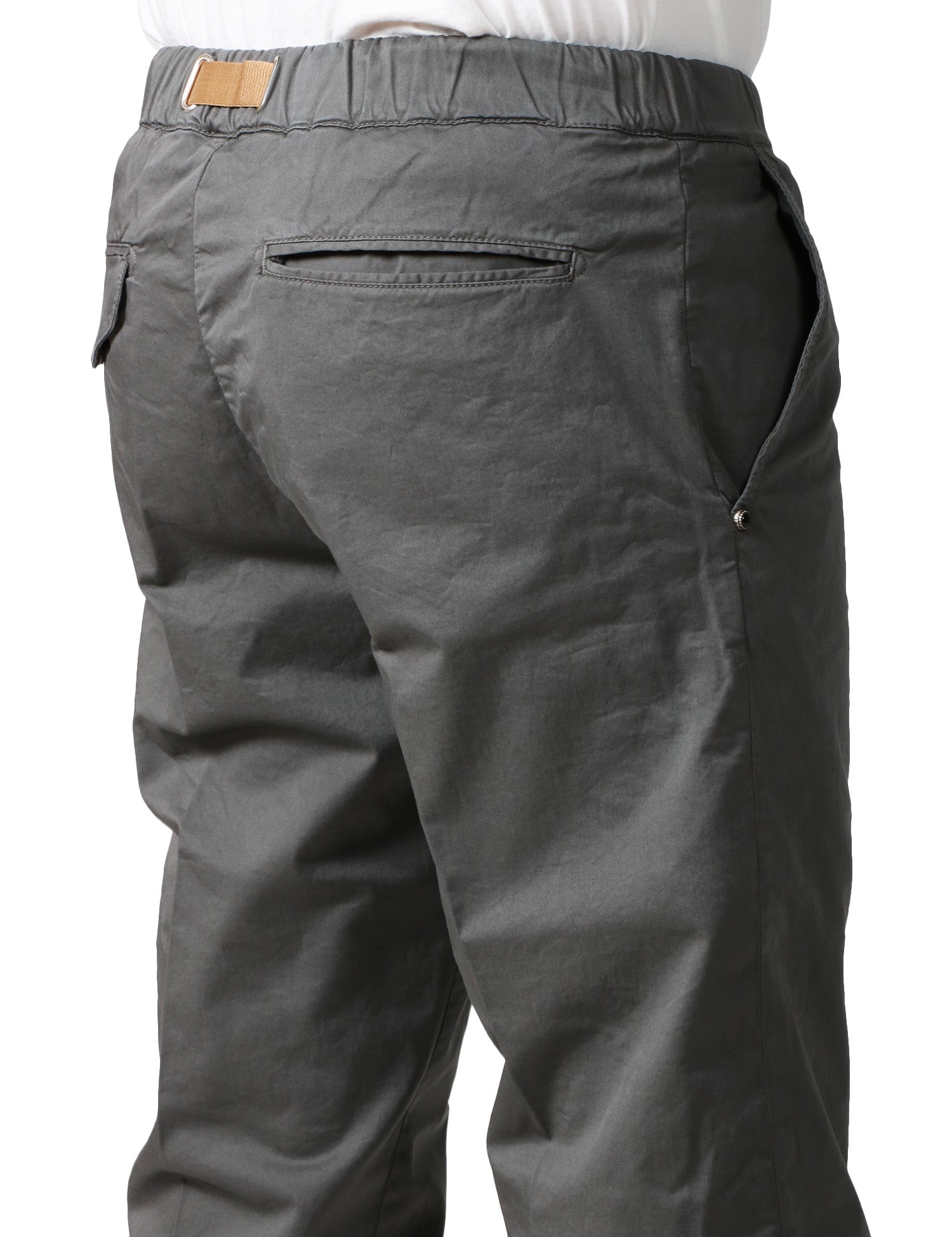 PANTALONE UOMO WHITESAND GRIGIO 5 TASCHE CON CINTURA E VITA REGOLABILE
