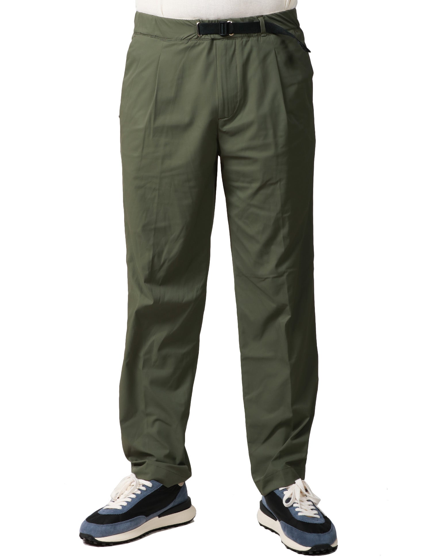 PANTALONE UOMO WHITESAND MILITARE 5 TASCHE CON CINTURA E VITA REGOLABILE