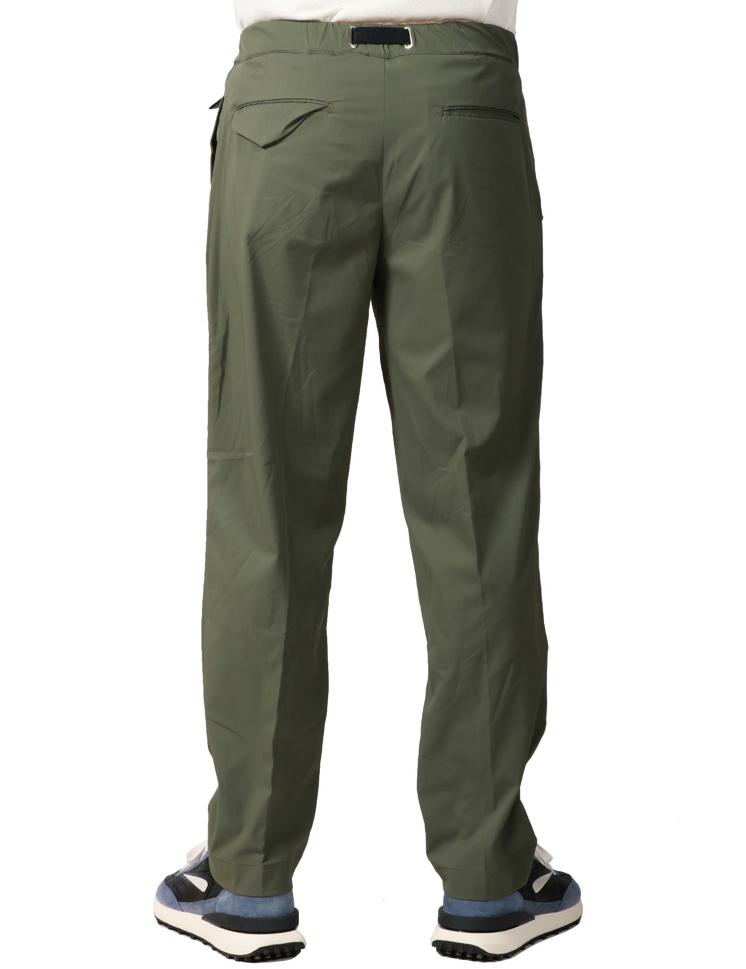 PANTALONE UOMO WHITESAND MILITARE 5 TASCHE CON CINTURA E VITA REGOLABILE