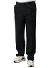 Pantalone uomo whitesand nero 5 tasche con cintura e vita regolabile