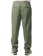 PANTALONE UOMO WHITESAND MILITARE CON VITA REGOLABILE E GAMBA DRITTA E MORBIDA