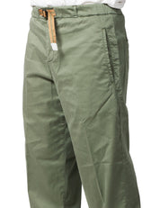 PANTALONE UOMO WHITESAND MILITARE CON VITA REGOLABILE E GAMBA DRITTA E MORBIDA