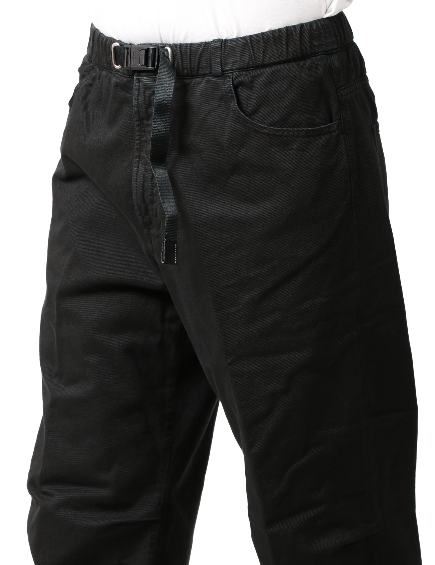 PANTALONE UOMO WHITESAND NERO 5 TASCHE CON CINTURA E VITA REGOLABILE