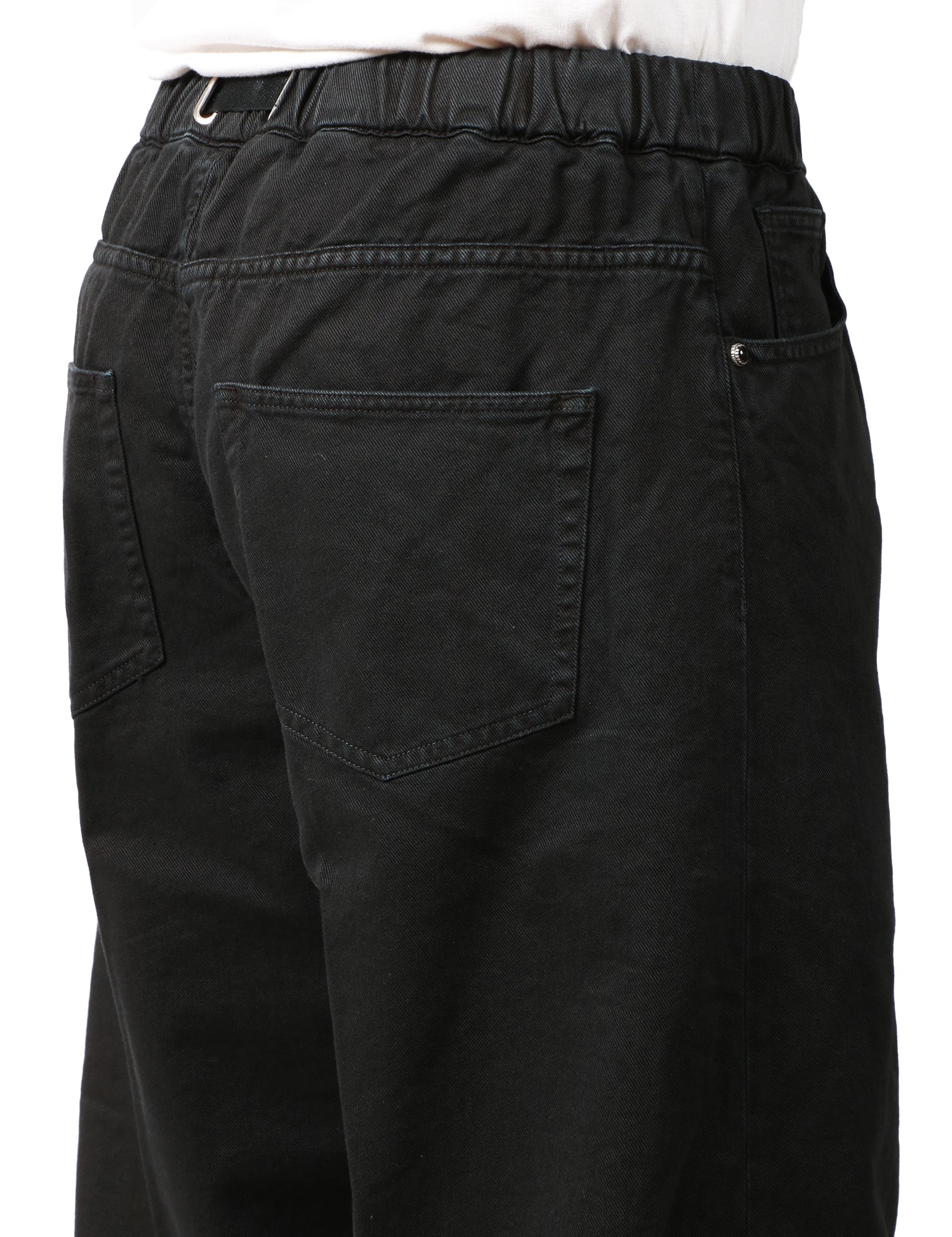PANTALONE UOMO WHITESAND NERO 5 TASCHE CON CINTURA E VITA REGOLABILE