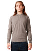 Maglia polo uomo alpha studio tortora a manica lunga 100% lana vergine