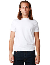 T-SHIRT UOMO ALPHA STUDIO BIANCA GIROCOLLO IN JERSEY STRETCH