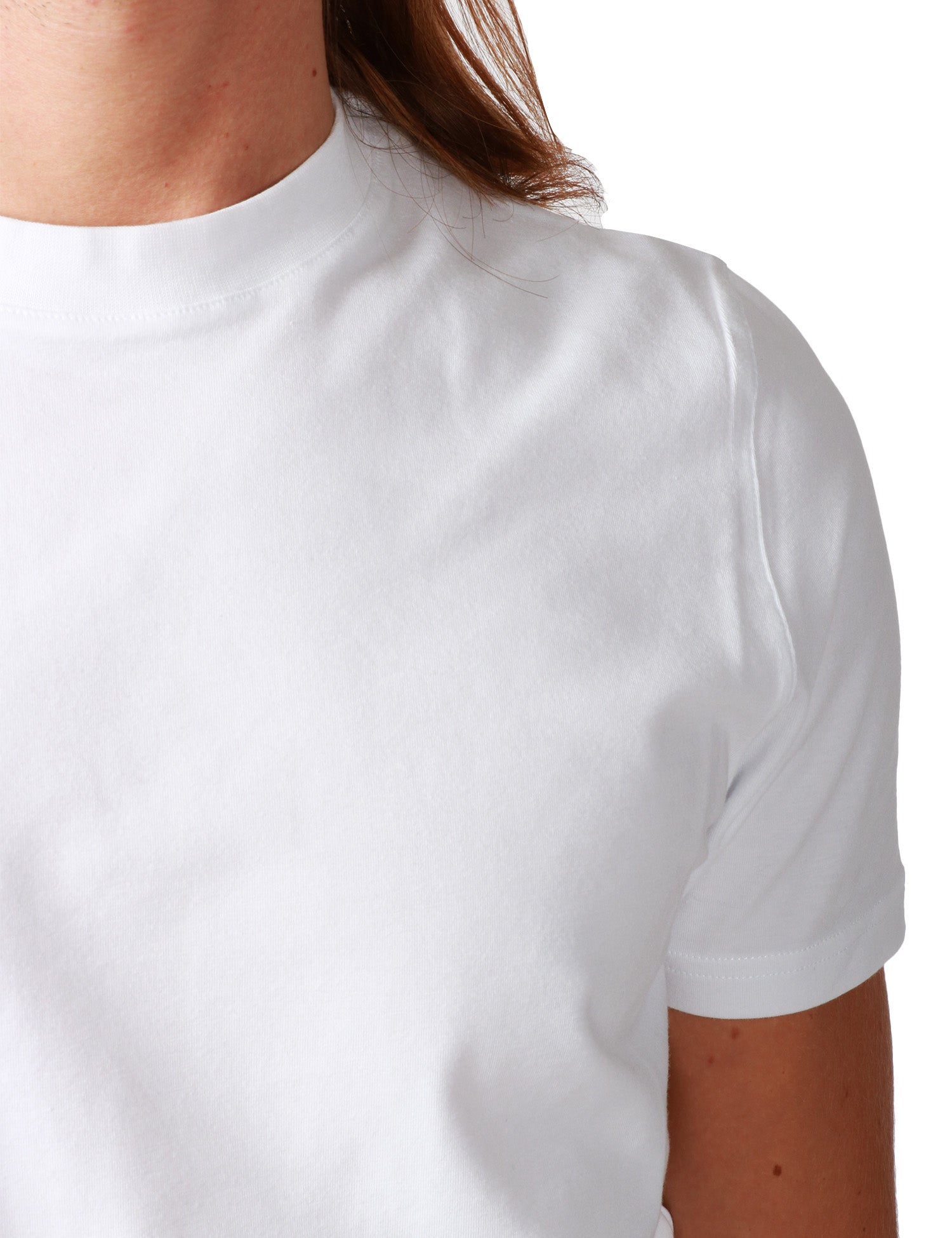 T-SHIRT UOMO ALPHA STUDIO BIANCA GIROCOLLO IN JERSEY STRETCH