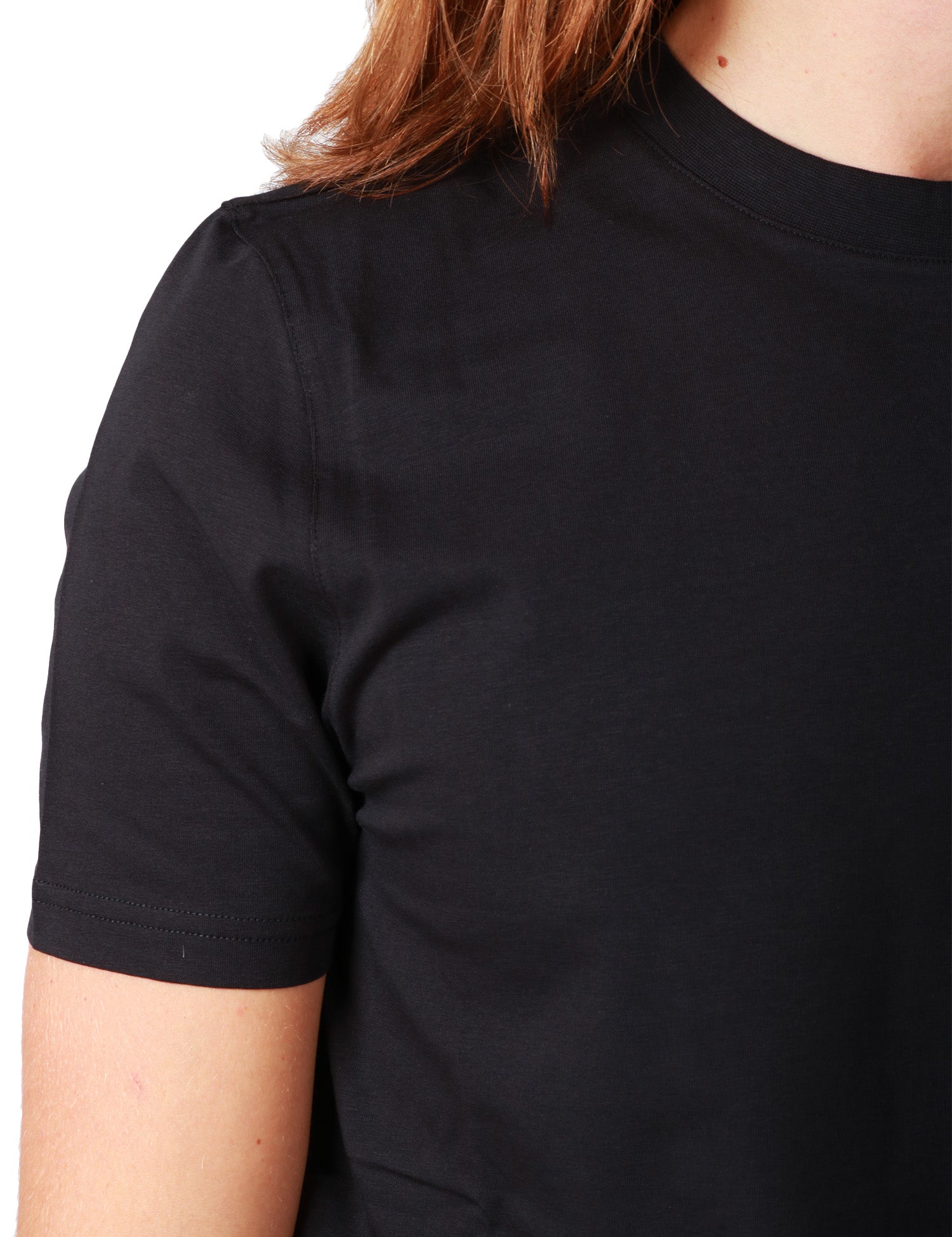 T-SHIRT UOMO ALPHA STUDIO BLU NOTTE GIROCOLLO IN JERSEY STRETCH