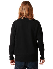 MAGLIA UOMO AMARANTO NERA GIROCOLLO IN MISTO LANA E CASHMERE CON MICROROTTURE SUI FONDI