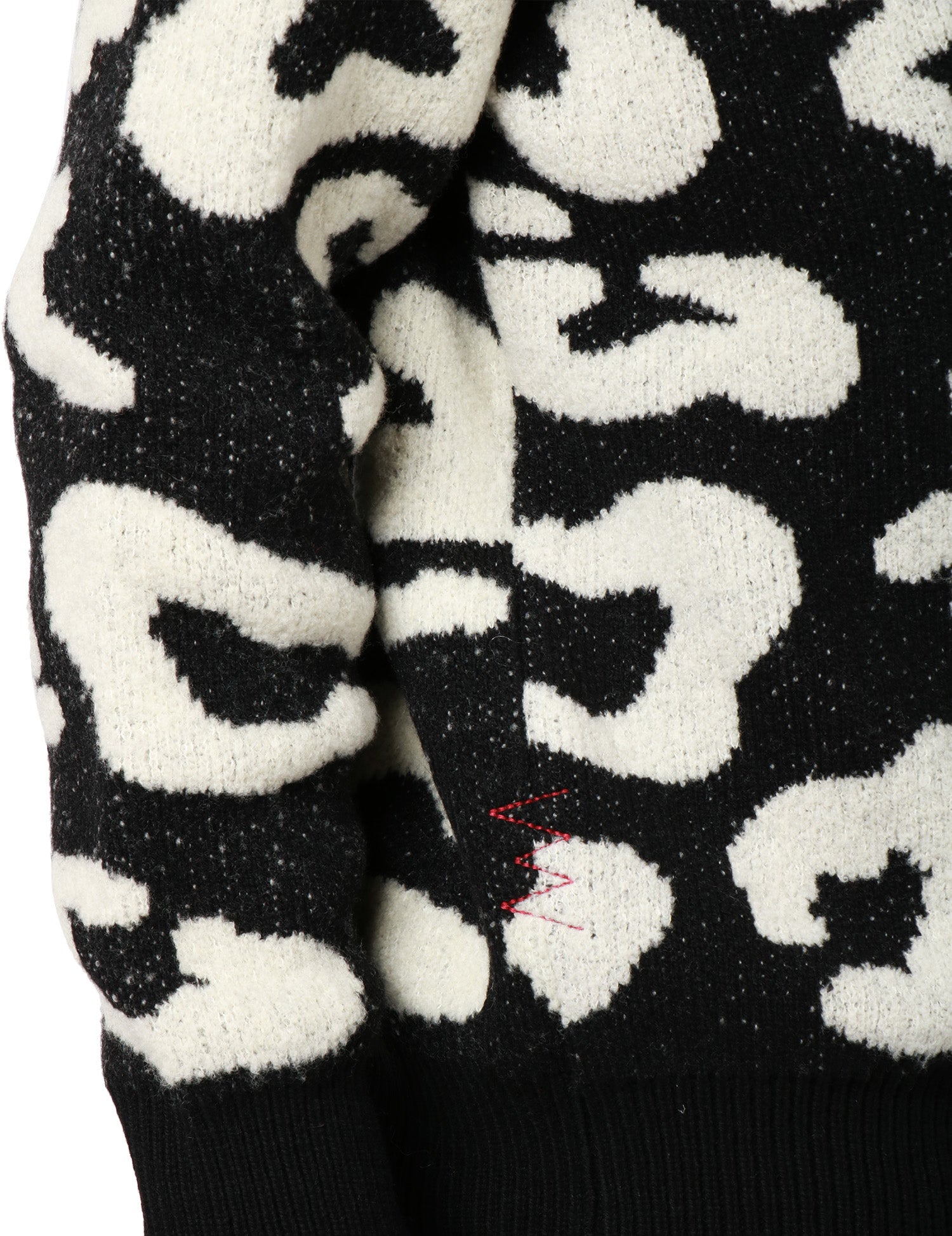 CARDIGAN UOMO AMARANTO NERO E BIANCO CON SCOLLO A V