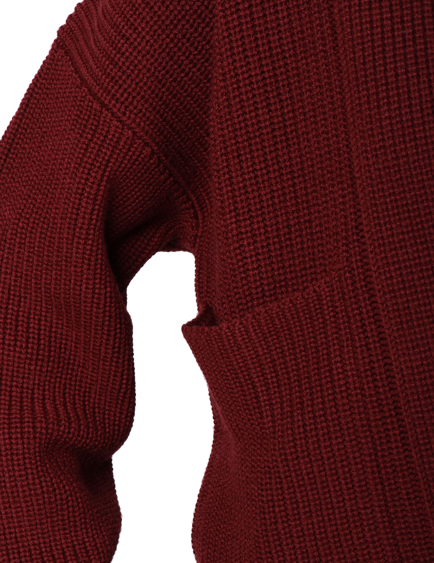 GIACCA BLOUSON DONNA ANNA MOLINARI VINO IN LANA A COSTA INGLESE CON TASCHE