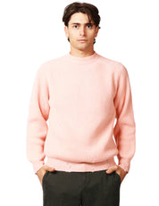 MAGLIA UOMO ATOMOFACTORY PESCA GIROCOLLO IN MISTO LANA E CASHMERE CON LAVORAZIONE A COSTA INGLESE