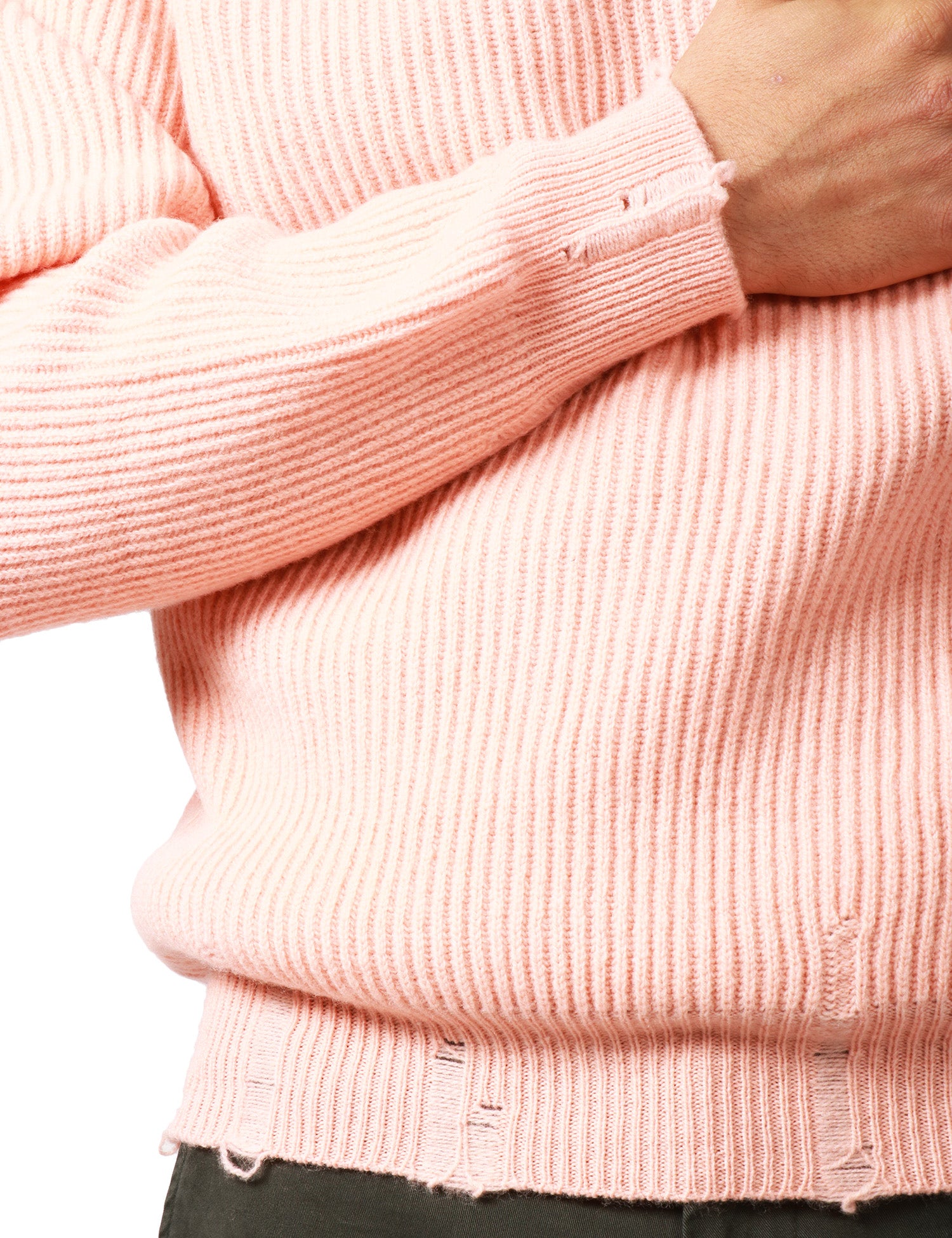 MAGLIA UOMO ATOMOFACTORY PESCA GIROCOLLO IN MISTO LANA E CASHMERE CON LAVORAZIONE A COSTA INGLESE