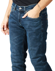 JEANS UOMO DONDUP GEORGE DENIM BLU MEDIO