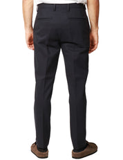 PANTALONE UOMO ENTRE AMIS BLU NOTTE TASCA AMERICA A GAMBA DRITTA