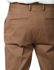 PANTALONE UOMO ENTRE AMIS MARRONE TASCA AMERICA A GAMBA DRITTA