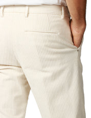 PANTALONE UOMO ENTRE AMIS BEIGE TASCA AMERICA A GAMBA DRITTA