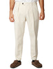 Pantalone uomo entre amis beige tasca america a gamba dritta