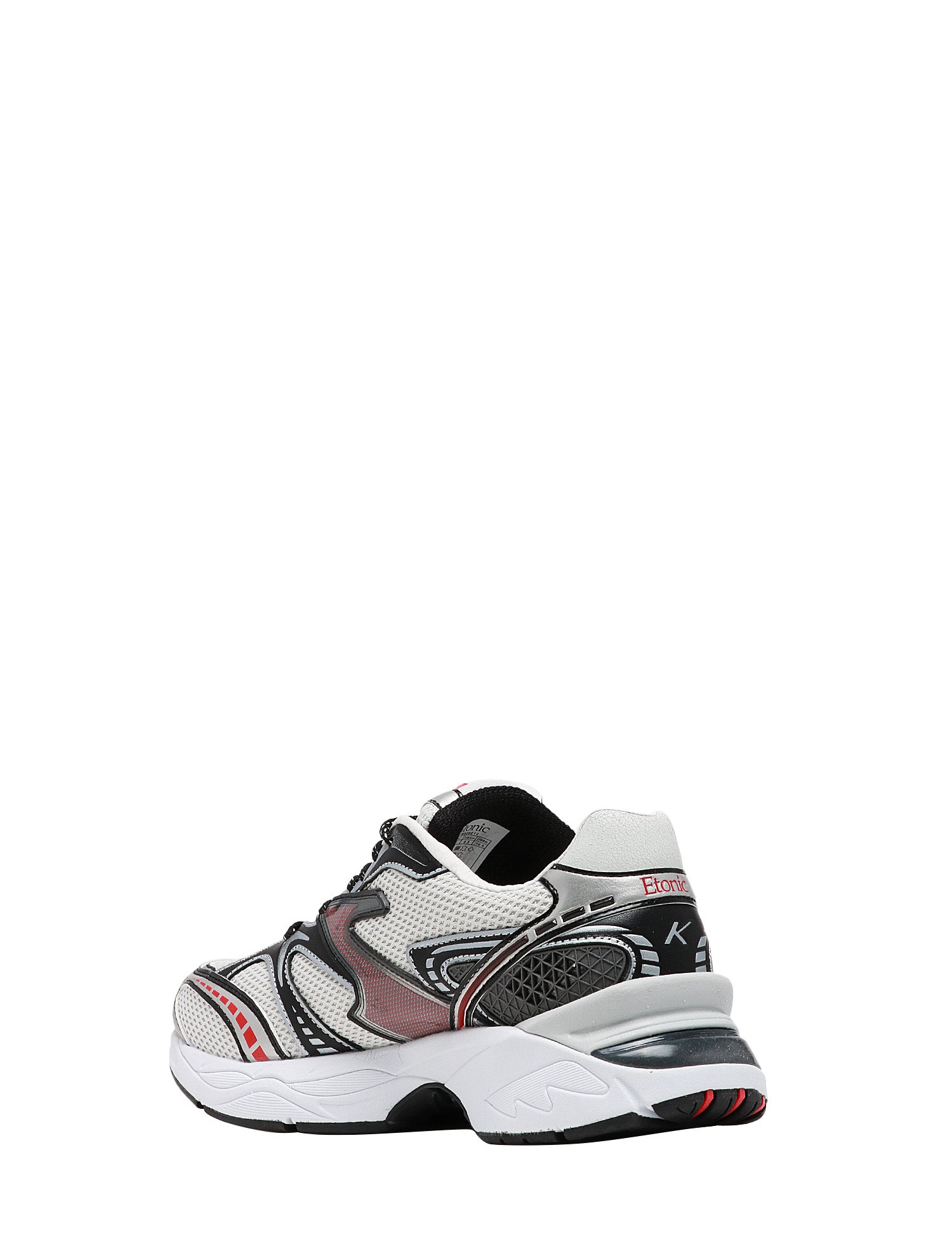 SCARPA UOMO ETONIC KENDAR SATURN RED/BLACK CON SUOLA A TRIPLO STRATO E TOMAIA IN PELLE