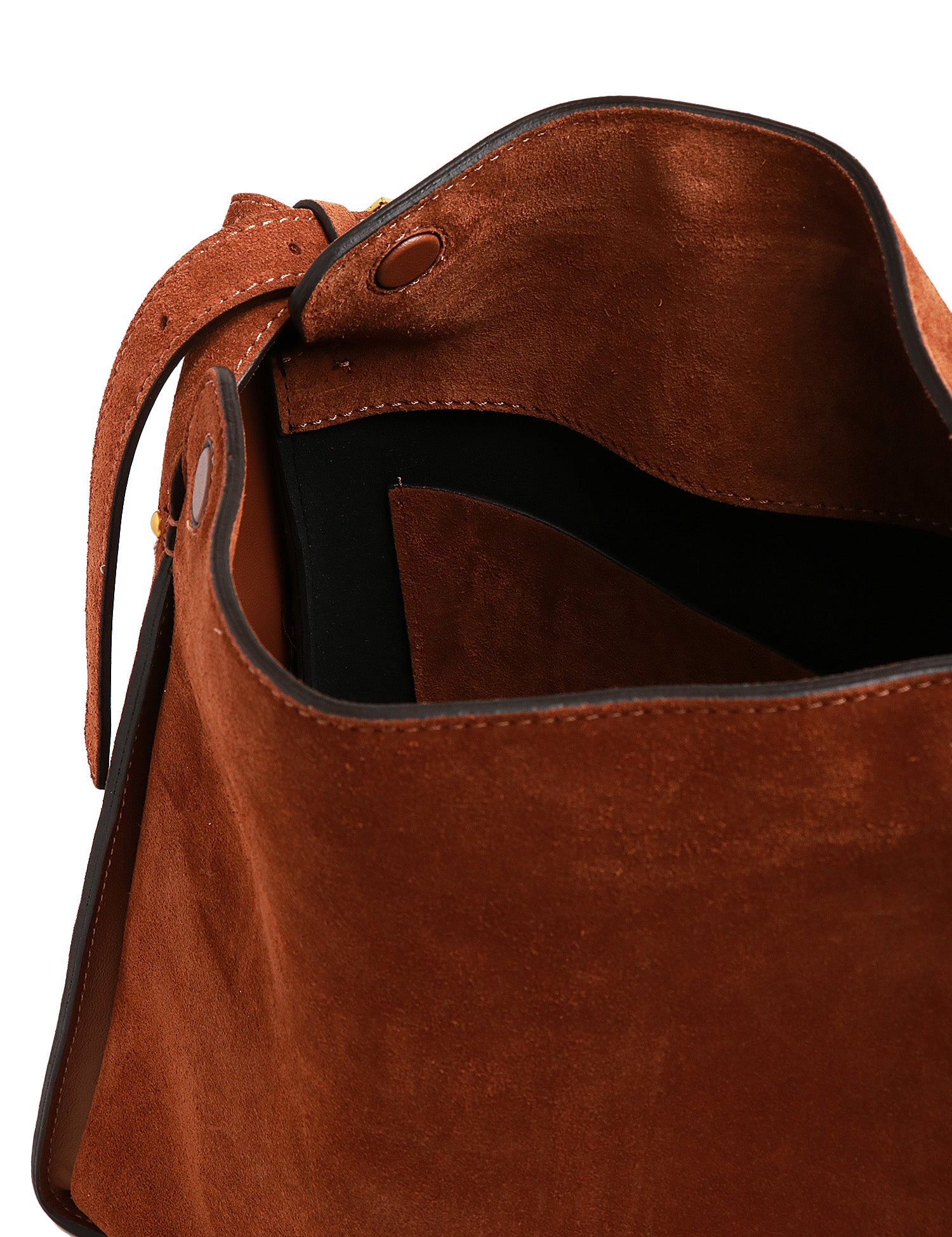 BORSA DONNA GIANNI CHIARINI PENELOPE COGNAC IN PELLE SCAMOSCIATA CON TRACOLLA REGOLABILE