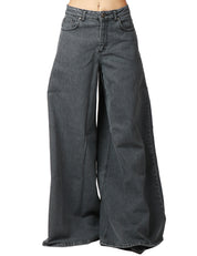 JEANS DONNA GOD SAVE DENIM GEMMA DENIM BLACK PANTAGONNA CINQUE TASCHE