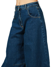 JEANS DONNA GOD SAVE DENIM LAVAGGIO SCURO CINQUE TASCHE BALLON FIT