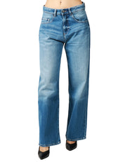 JEANS DONNA ICON DENIM BEA LAVAGGIO MEDIO CINQUE TASCHE A GAMBA DRITTA